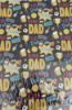 Picture of Fathers Day Gift Wrap Set Sheets & tags 2 sheets 2 tags DAD legend Star NEW