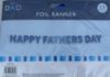 Picture of Blue Happy Fathers Day Foil Banner 1.5 Metres Fathers day Banner NEW