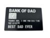 Picture of Bank Of Dad Laser Cut wallet Card Fathers Day Gift for DAD NEW