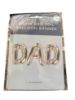 Picture of silver Fathers Day Birthday Dad Foil Balloon fathers day balloon 16"