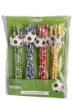 Picture of 20 x FOOTBALL PAPER Straws NEW football straws