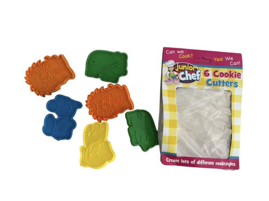 Picture of 6 x ASSORTED Animal Cookie Cutters by Junior Chef