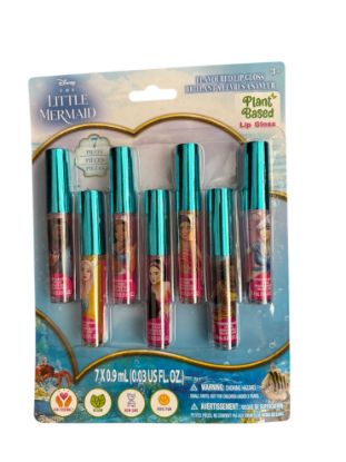 Picture of Disney The Little Mermaid 7 Piece Lip gloss Boxed plant based
