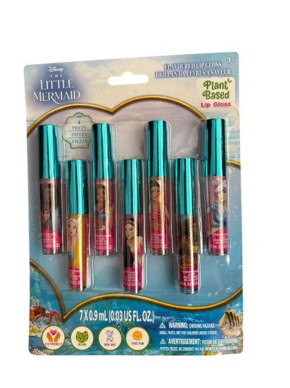 Picture of Disney The Little Mermaid 7 Piece Lip gloss Boxed plant based