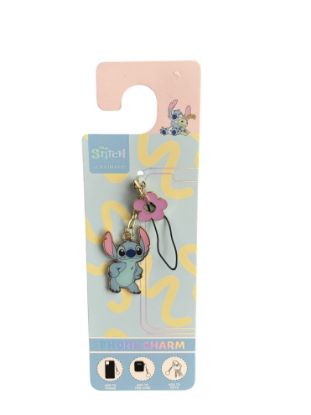 Picture of Disney Lilo And Stitch Phone Charm Bag Charm stitch with pink flower design NEW
