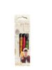 Picture of 4 x Harry Potter Black Gel Pens all hogwarts houses NEW