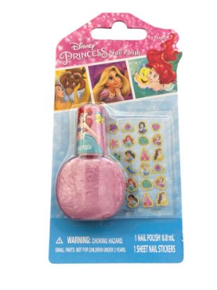 Picture of Disney Princess Nail Polish gift set & disney princess nail sticker gift set