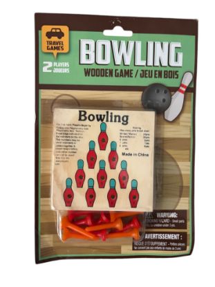 Picture of Wooden Travel Game -bowling Game for 2 people BOXED