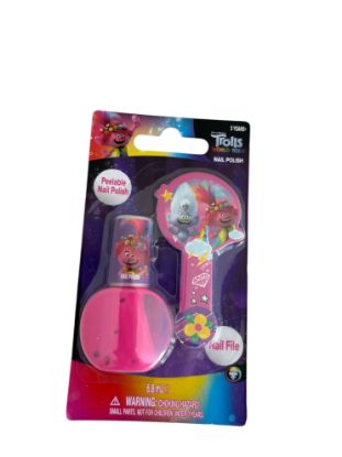 Picture of Disney Trolls Nail Polish & nail File Manicure Set Trolls  Nail polish SET