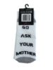 Picture of Fathers Day Gift Mens Socksthis guy is the best dad / go ask your mother  NEW UK 7-11 put your feet up dad