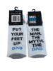 Picture of Fathers Day Gift Mens Socks The man the myth legend NEW UK 7-11