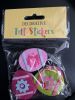 Picture of EASTER FELT 3D STICKERS Self-adh 8 easter eggs NEW Pretty designs