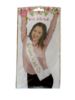Picture of Bride To Be sash white & gold NEW Hen night party sash