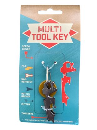 Picture of Gift for Men multi tool key screw driver file nail remover bottle opener