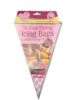 Picture of 10 x Queen of Hearts Dual Double Striped Cupcake Cup Cake Swirl Top Icing Piping Bags