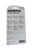 Picture of 5 x Zebra Funky Smooth Ballpoint pens 5 colours Z Grip Smooth NEW
