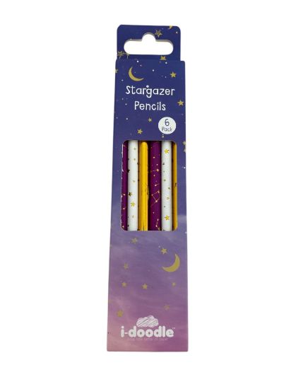 Picture of 6 x stargazer pencils set Boxed NEW bright pencils