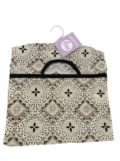 Picture of Patterned Peg Bag Fabric Peg Bag Natural colours, geometric design NEW