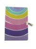 Picture of Girls Lockable Notebook Journal Secret Diary with Padlock Lock  rainbow swirl design A5