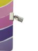 Picture of Girls Lockable Notebook Journal Secret Diary with Padlock Lock  rainbow swirl design A5