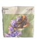 Picture of 20 x bumbleBEE Napkins 3 ply Photograph of bumbleBee on Purple FLower NEW
