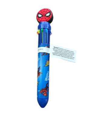 Picture of spiderman Retractable Multi Colour Pen 10 Colours spider-man pen NEW