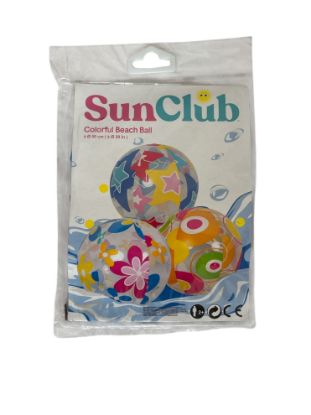 Picture of Colourful Inflatable Beach Ball Swimming Pool Toy 50cm