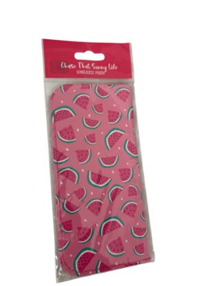 Picture of Pink Watermelon Sunglasses Pouch Summer Design NEW