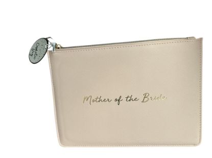 Picture of pink mother of the bride bag cosmetic bag make up bag