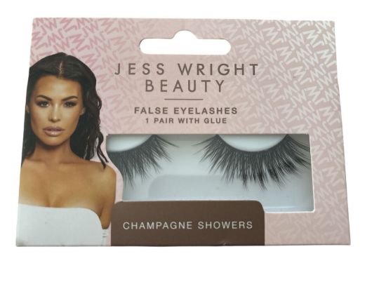 Picture of Jess Wright False EYELASHES with Glue Champagne Showers Design