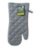 Picture of Single Quilted Grey Oven Glove Grey Oven Mitt NEW
