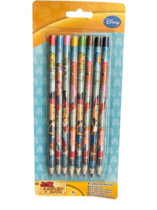 Picture of 8 x Disney jake and the neverland pirates colouring pencils crayons Boxed New