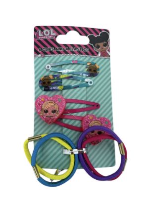 Picture of 8 x LOL Surprise Hairbands hair Bobbles & hair clips With Lol Characters