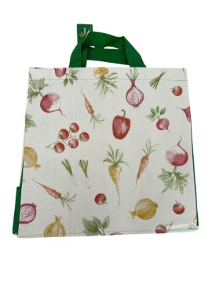 Picture of Fruit Veg Morrisons Shopping Bag Large Tote Bag NEW Green Vegetables Illustrated