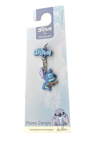 Picture of Disney Lilo And Stitch Phone Charm Bag Charm stitch with guitar design NEW
