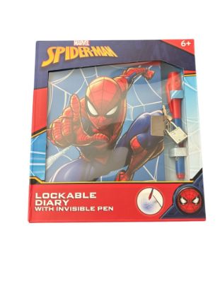 Picture of Marvel Spiderman Lockable Diary With Invisible Pen - BRAND NEW