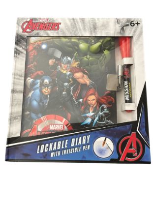 Picture of Marvel Avengers Lockable Diary With Invisible Pen boxed gift