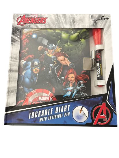 Picture of Marvel Avengers Lockable Diary With Invisible Pen boxed gift