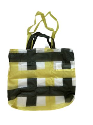 Picture of IKEA Carrier Bag SKYNKE Carrier bag green white NEW 705.887.75
