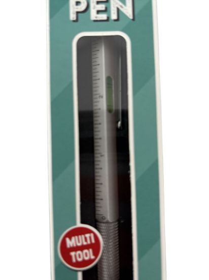 Picture of Fathers day Gift 6-in-1 Multi-Tool Gadget Gift - Pen, Stylus, Ruler, Spirit Level, 2 Screwdrivers