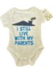 Picture of I still live with my parents baby grow vest body vest body suit 0-3  months