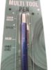 Picture of blue MULTI TOOL PEN Screwdriver Stylus Ruler Spirit Level 5 in 1 NEW fathers day gift