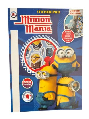 Picture of Minion Mania Sticker Pad Fun Kids Activity Art Craft Minions A4
