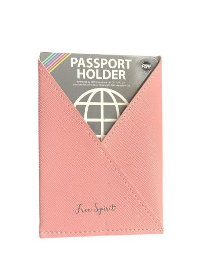 Picture of Envelope Style Pink Passport holder NEW