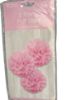 Picture of PINK Pack of 3 20cm Baby Shower Party Puff Balls PINK
