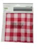 Picture of red gingham check tablecloth table cover wipe clean 137 x 182 cm
