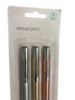 Picture of 3 x Deluxe Metal Ballpoint pens for smooth writing-NEW boxed