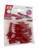 Picture of 20 x mini Red Christmas pegs Christmas Craft pegs NEW