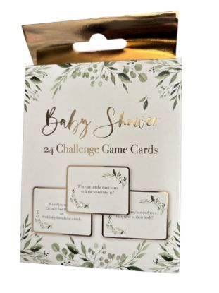Picture of Baby shower Game 24 challenge game cards NEW BOXED