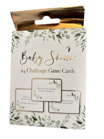 Picture of Baby shower Game 24 challenge game cards NEW BOXED